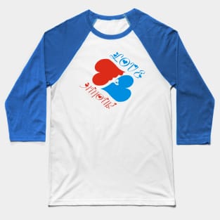 Pair of Hearts Baseball T-Shirt